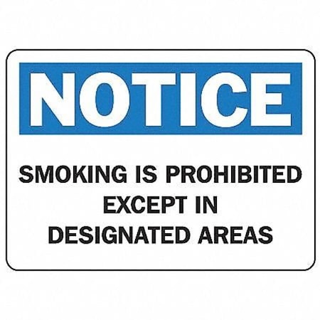 ACCUFORM No Smoking Sign,7X10