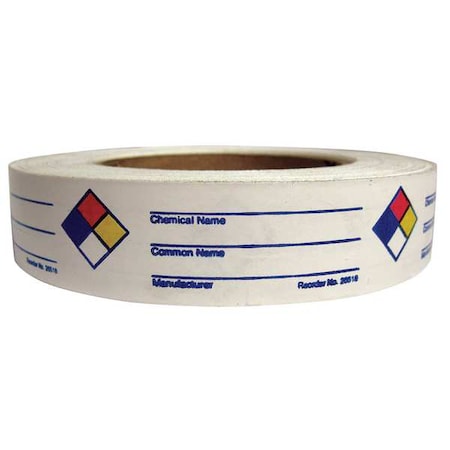 HARRIS INDUSTRIES NFR Label;1 In. H;3 In. W;PK720