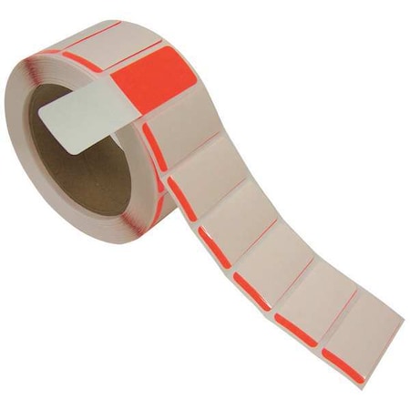 BADGER TAG &,amp, LABEL Self-Laminating Lbl,1x2in, PK500