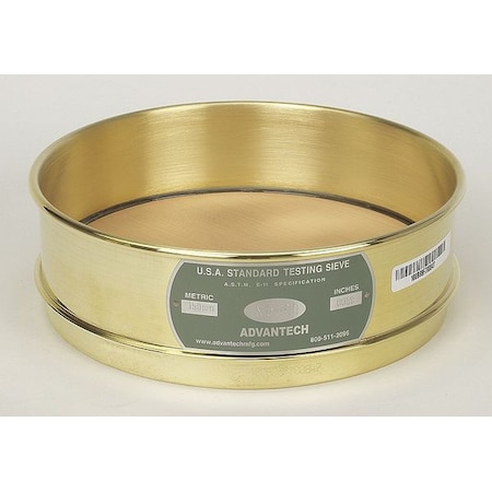 ADVANTECH MANUFACTURING Sieve, #270, B/B, 8 In, Full Ht