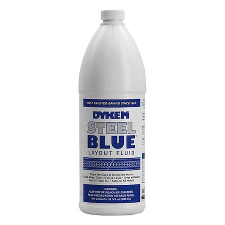 DYKEM Layout Fluid,Blue,31.5 oz.,Bottle