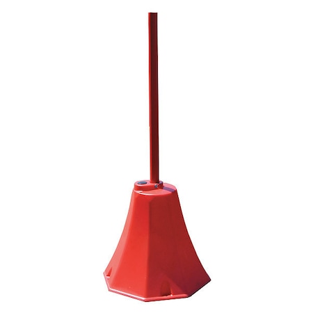 IDEAL SHIELD Sign Base w/Post,Octagon Base Shape