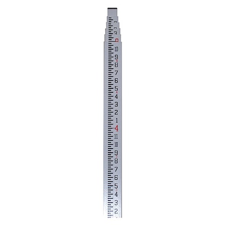 CST/BERGER Leveling Rod,5 Sections,Fiberglass