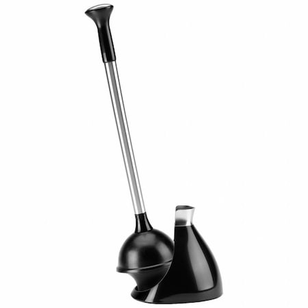 SIMPLEHUMAN Plunger &,amp, Caddy,17 1/2 in Hand L,Flange