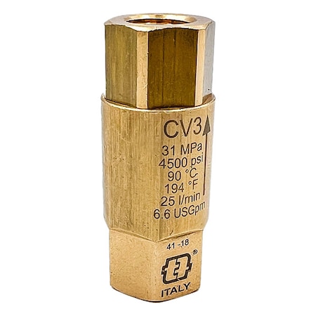 MECLINE Check Valve,2.3281 in Overall L