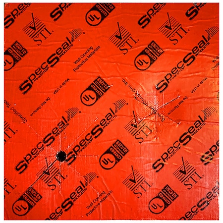 STI Electrical Box Insert,Red,Intumescent