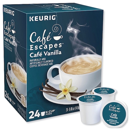 CAFE ESCAPES Coffee,11.76 oz Net Wt,Ground,PK24