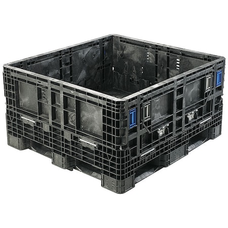 ORBIS Clps Bulk Ctr,Black,Solid,48 in