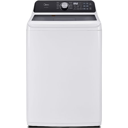 MIDEA Top Load Washer,4.4 cu ft,White,120V