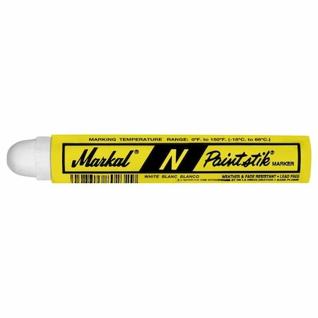 MARKAL Solid Paint Markers,White,4-3/4