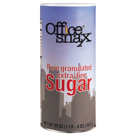 OFFICE SNAX Sugar,20 oz,1 Ct,PK24