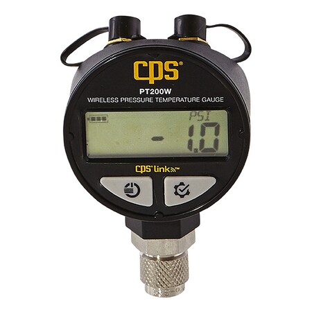 BLACKMAX Pressure and Temperature Gauge,Wireless