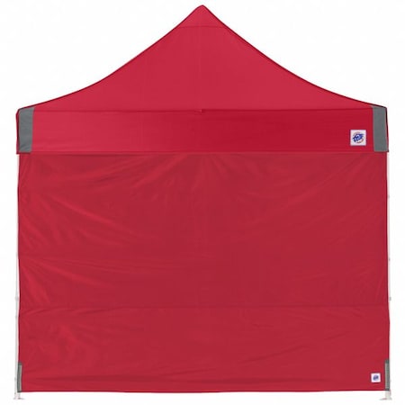 E-Z UP Professional Sidewall,Red,10 ft H