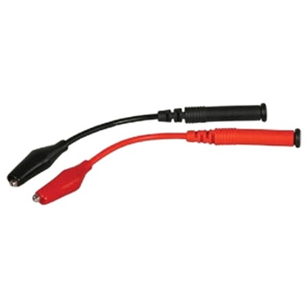 B&,amp,K PRECISION Test Leads,Black/Red,5 in Lead L
