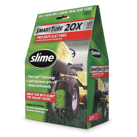 SLIME Inner Tube,3-3/4 In,Rubber