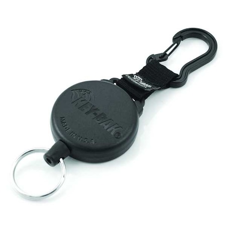 KEY-BAK Key Reel;Black;Polycarbonate