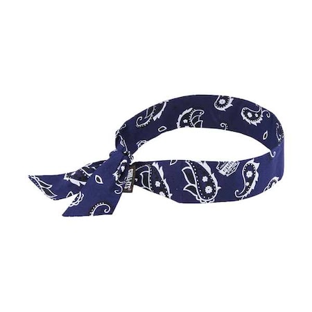 CHILL-ITS BY ERGODYNE Cooling Bandana,Universal,Blue