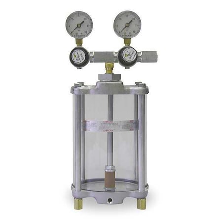 LDI INDUSTRIES Air Operated, Dual Regulator,19 1/4 inH