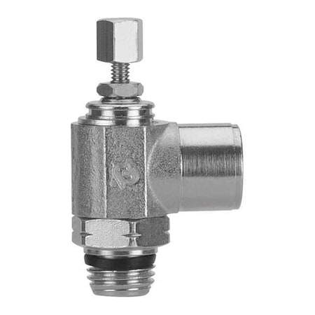 AIGNEP USA Uni Flow Control,1/4in NPT,Meter In/Out