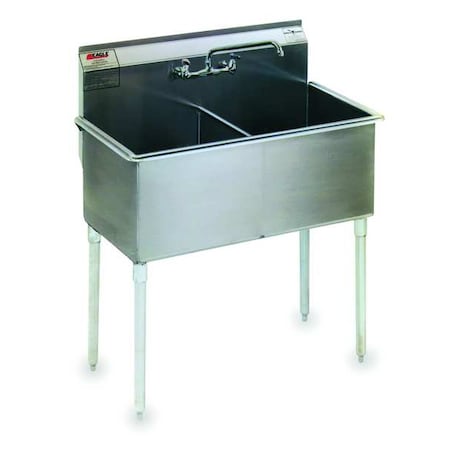 EAGLE GROUP Eagle,Util Sink,Squar,18inx21inx13-3/4in