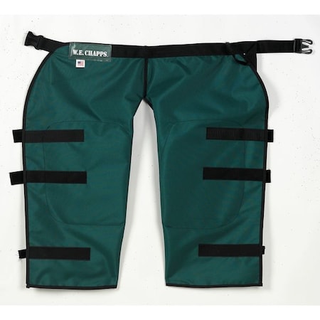 W.E. CHAPPS Hedge Trimmer Chaps;Dark Green;29x29In