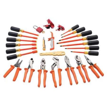 IDEAL Insulated Tool Set,27 pc.
