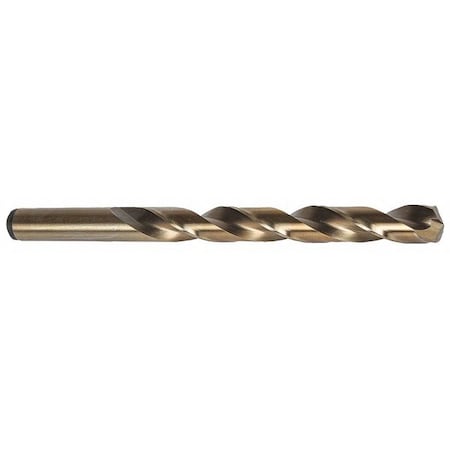 PRECISION TWIST DRILL HSS-E Jobber Drill,Bronze,25/64&