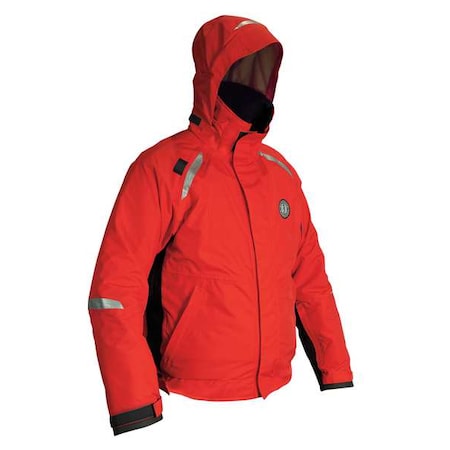 MUSTANG SURVIVAL Flotation Jacket,S,15.5lb,Red