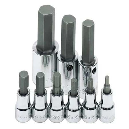 SK PROFESSIONAL TOOLS Skt Bt St, Stl, StSz 3/8 in, DrSz 3/8 in