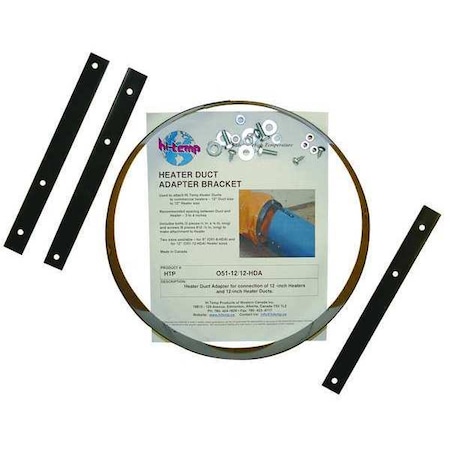 HI TEMP Heater Duct Adapters;12" to 12"