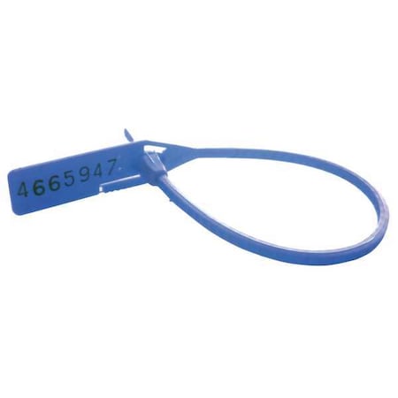 CORTECH Cinch-up Locking Seal,Blue,PK100