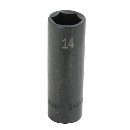 SK PROFESSIONAL TOOLS Impact Socket,3/8& Drive,17mm Size