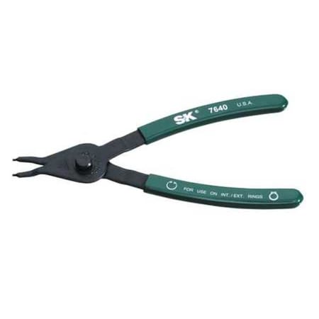 SK PROFESSIONAL TOOLS Retaining Ring Plier,0.047& Tip Dia.