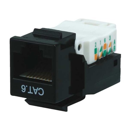 MONOPRICE Datacom Jack,Cat6,Tooless,Black