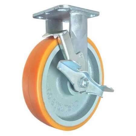 CC STOUT Rigid Plate Caster,CC Stout,8&