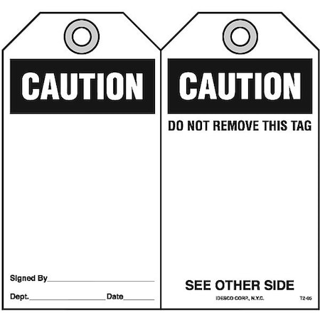 IDESCO SAFETY Do Not Remove This Safety Tag,PK10