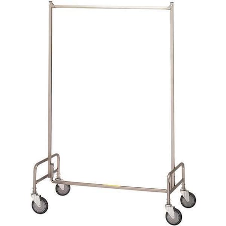R&,amp,B WIRE PRODUCTS Garment Rack,36 in W,Silver