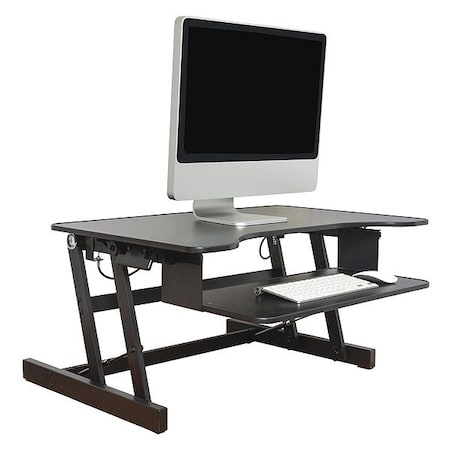 LORELL Standing Desk Converter,32 in W,Black