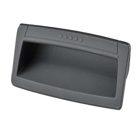ELESA Recessed Pull Handle,Black,Technopolymer