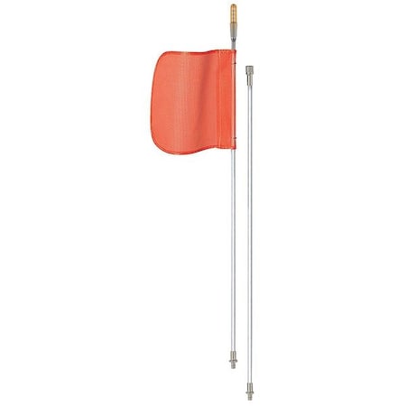 CHECKERS Warning Whip,10 ft.,Includes Flag