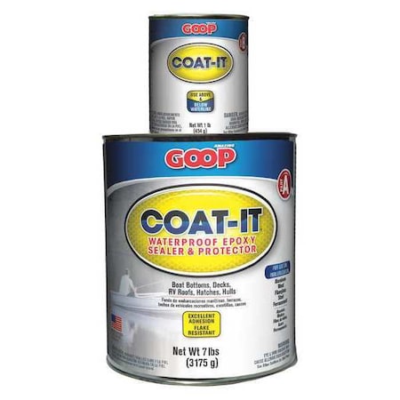ECLECTIC PRODUCTS Epoxy Sealer,Gray,8 lb,Can