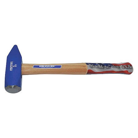 VAUGHAN Cross Pein Hammer;3 lb.;15 In;Hickory
