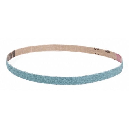 VSM Abrasive Belt,50 Grit,Zirc,3/8x13&,PK20