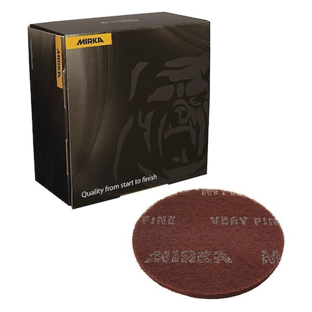 MIRKA Scuff Pad,6& Disc,VF P360,PK10