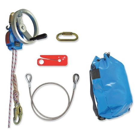 TRACTEL Rescue System,200 ft.,310 lb.,Kernmntle