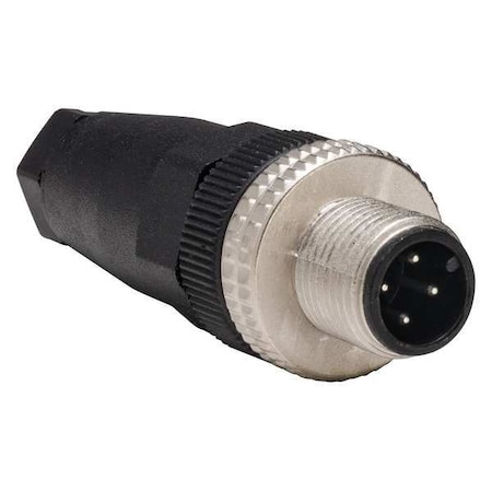 TELEMECANIQUE SENSORS External Thread Connector,4,Male