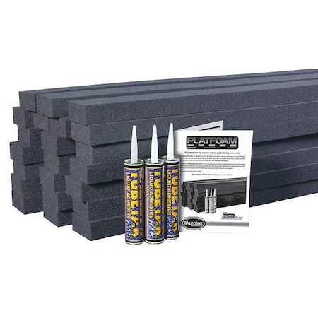 AURALEX ACOUSTICS Isolation Material,21/64 ft. W,PK24