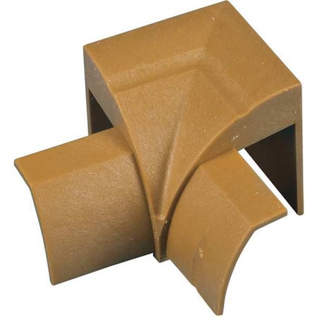 D-LINE Quarter Round Internal Elbow,Brown,PK5