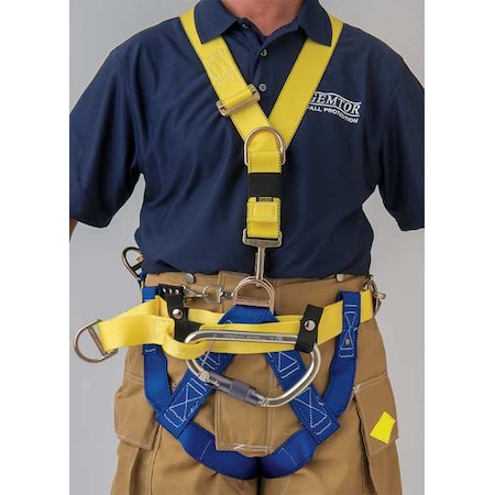 GEMTOR Class III Rescue Harness,44 in to 56 in
