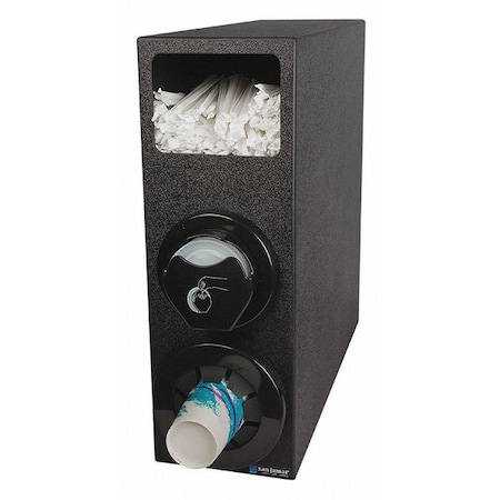 SENTRY Cup/Lid Dispenser,Straw Bin,Vertical